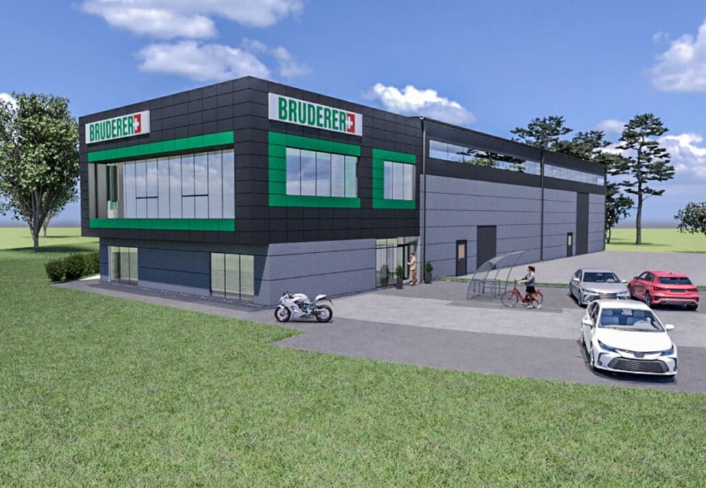 CGI of how the Bruderer UK facility will look when built