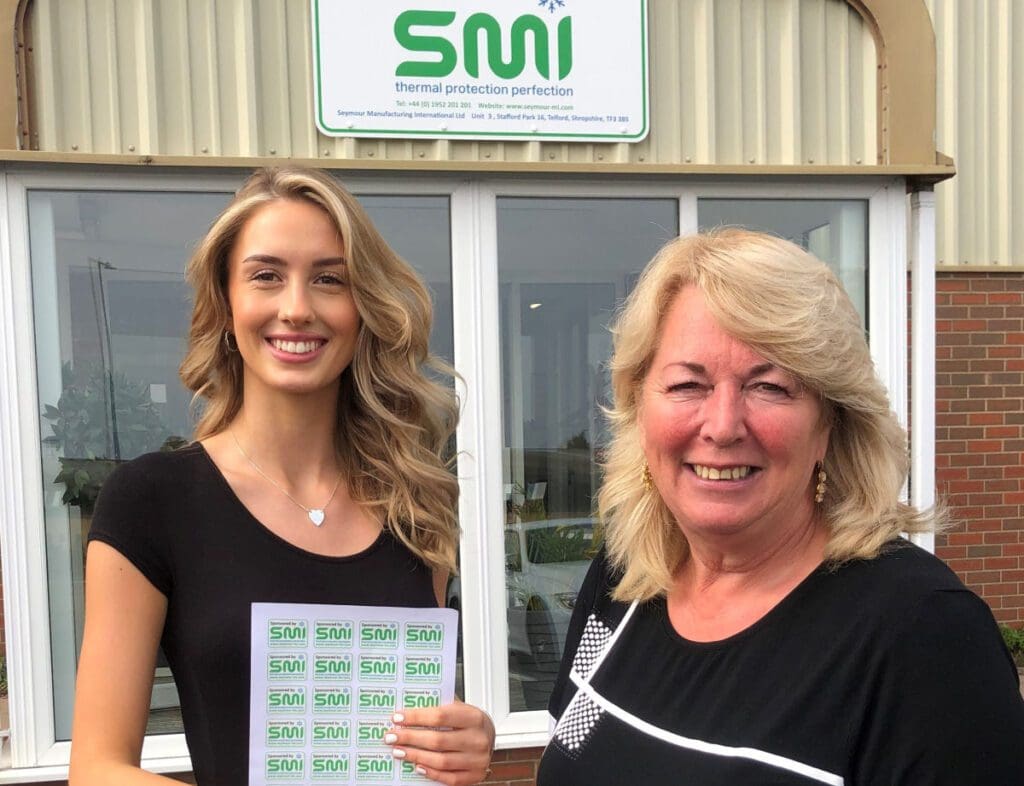 Grace Garbett with SMI managing director Jill Seymour