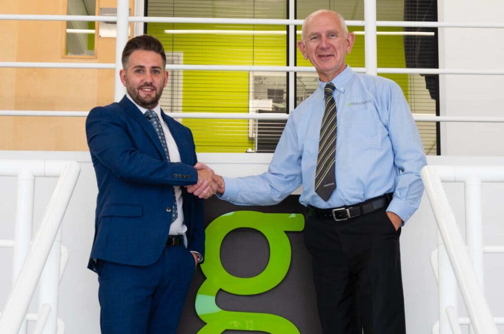 Left to right Danny Minshall Regional Retail Director Geoff Lowe Head of Aftersales