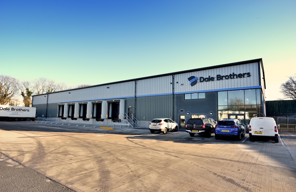 Dale Brothers new 2.6m chilled storage warehouse and office development in Telford