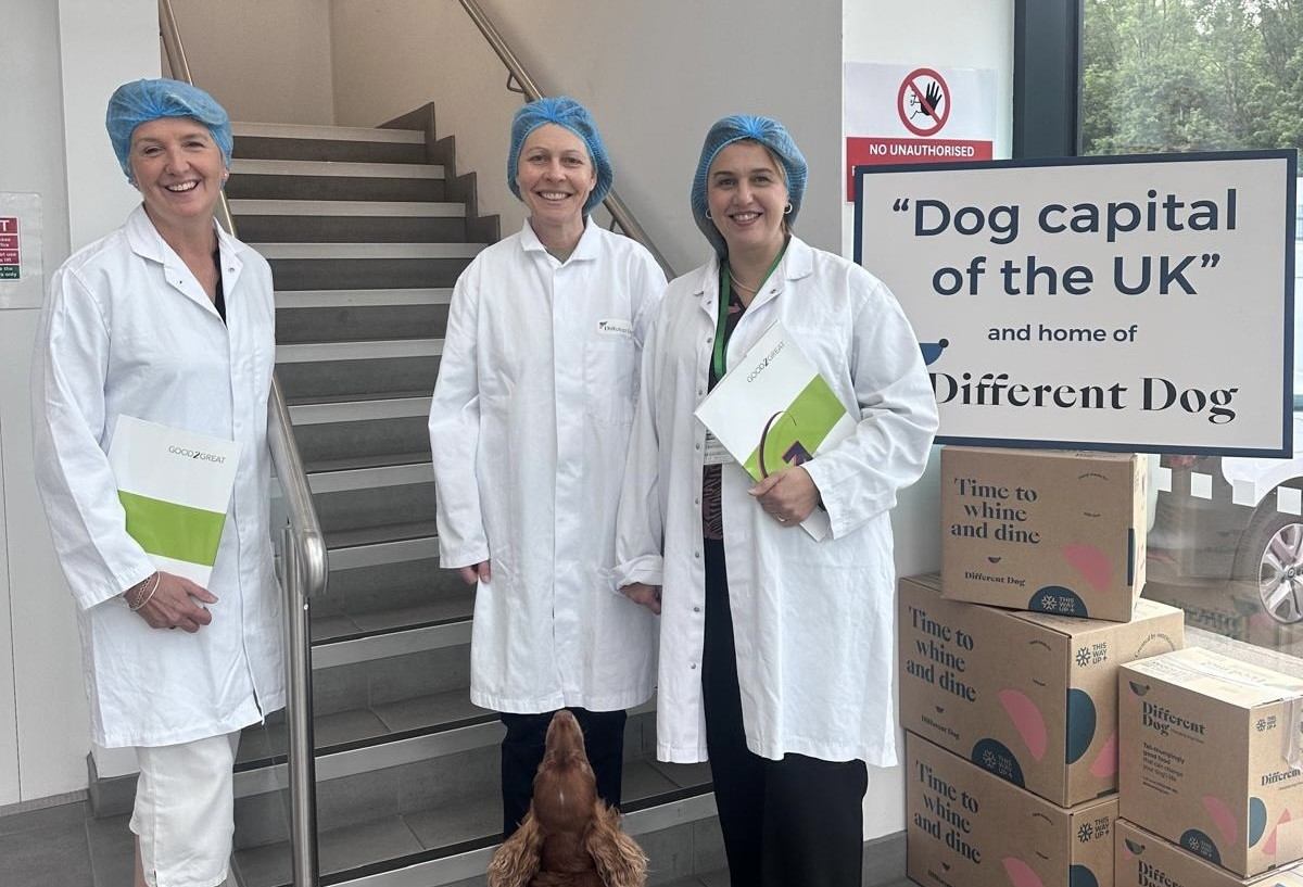 Pictured from left Anne Stratton of Good2Great Alex Thurstan of Different Dog and Michelle Jehu