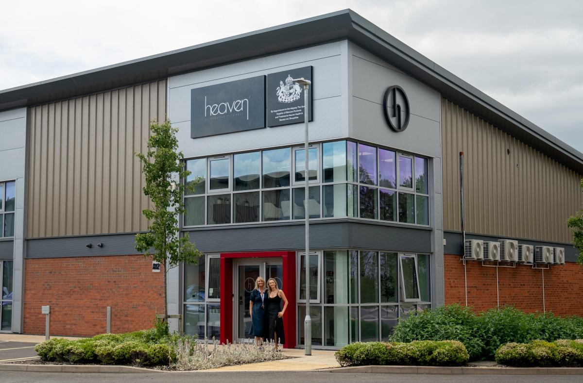 Deborah Mitchell unveiled her royal warrant on her factory and HQ