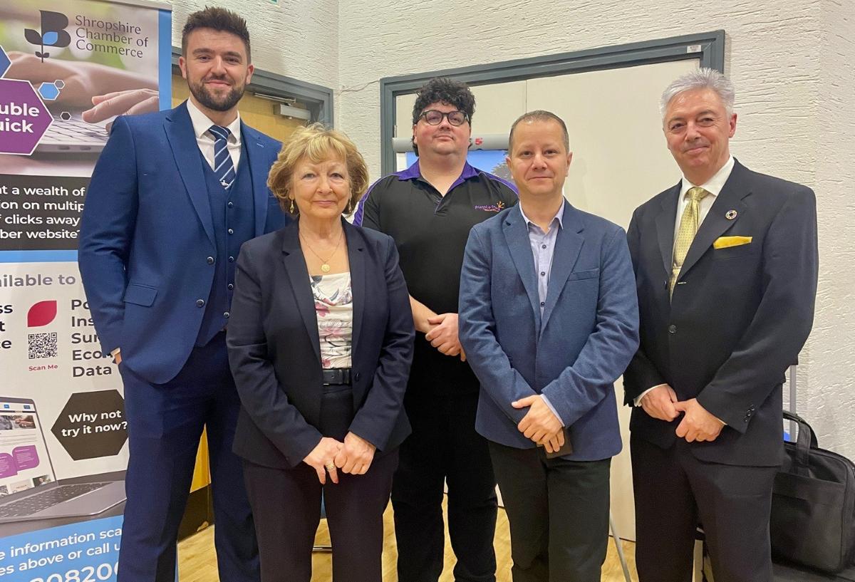 Guest speakers at the Sustainability Partnerships second event from left Jordan Tassell Denise Brinton Lewis Prince Vlad Cazan and Andy Whyle