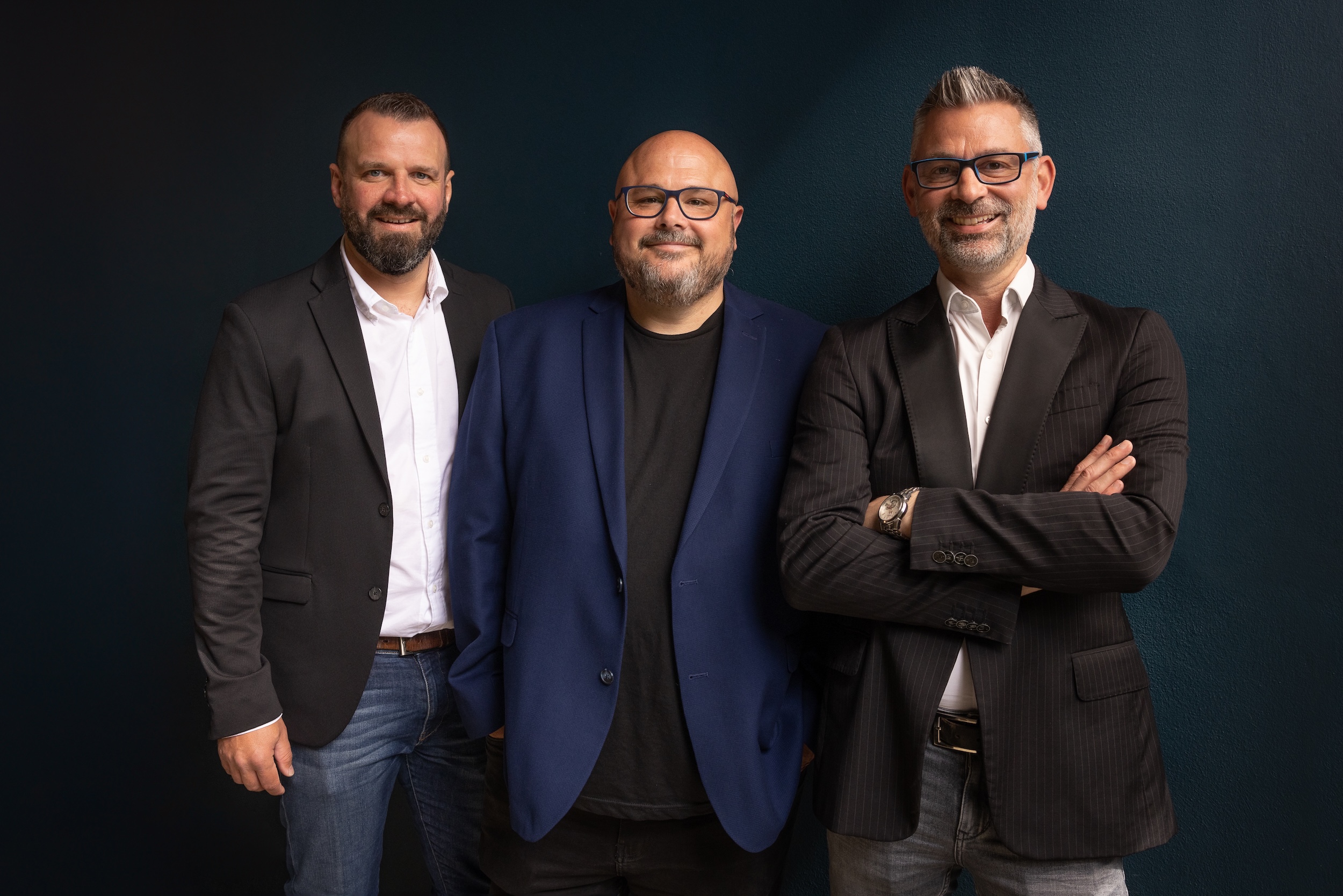 D4S directors l r James McNee Daniel Leech Jonathan Lock