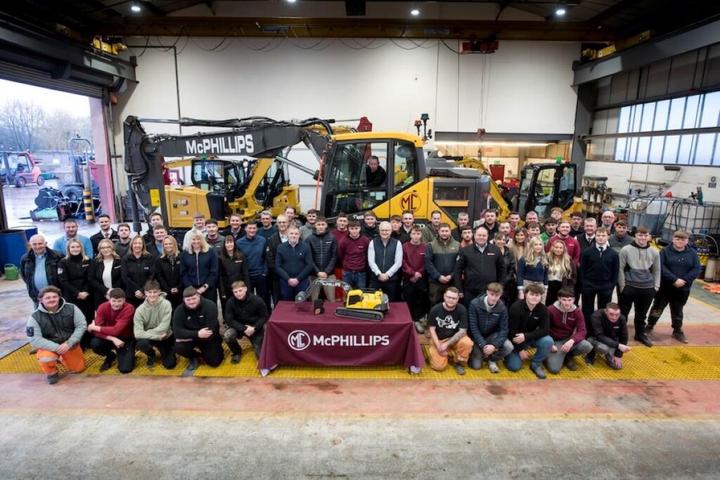 To celebrate National Apprenticeship Week recently a commemorative photograph was taken of all current and former apprentices in the business