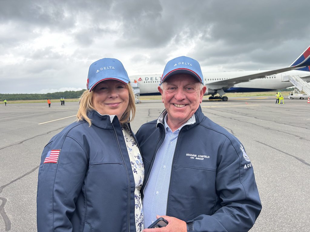 Aviramp's Lisa and Graham Corfield at Deauville