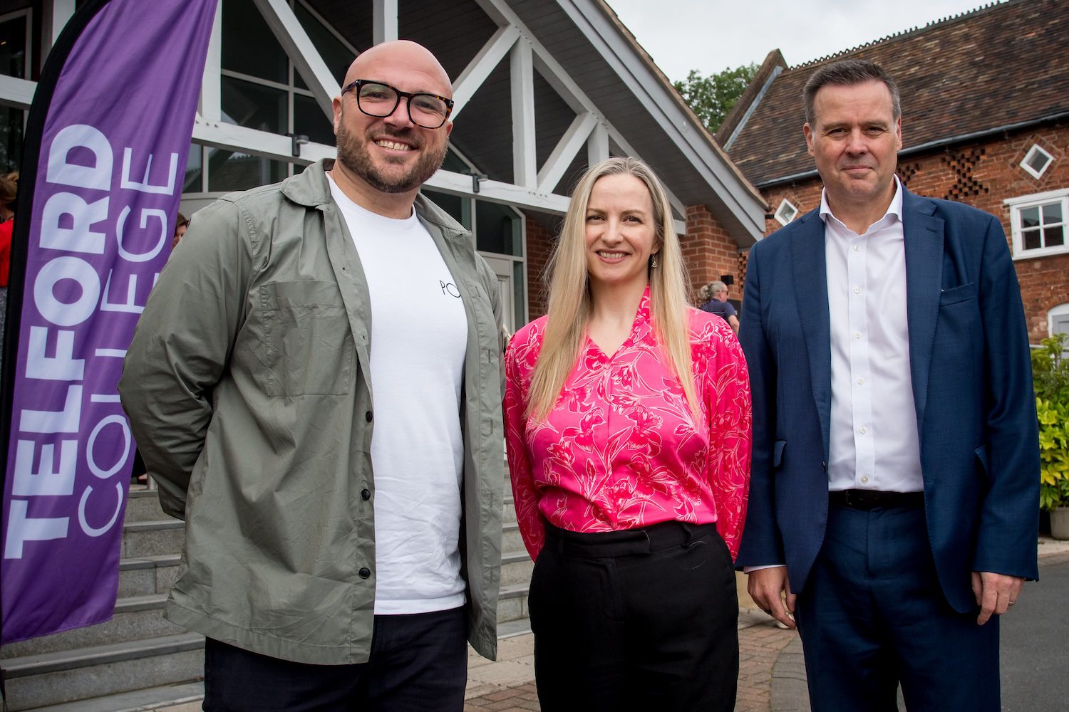 Pic one (L R) Keynote speaker and UK leading voice on AI in Education Ben Whitaker Danielle McKernan teaching and learning specialist with Everway and Telford Co