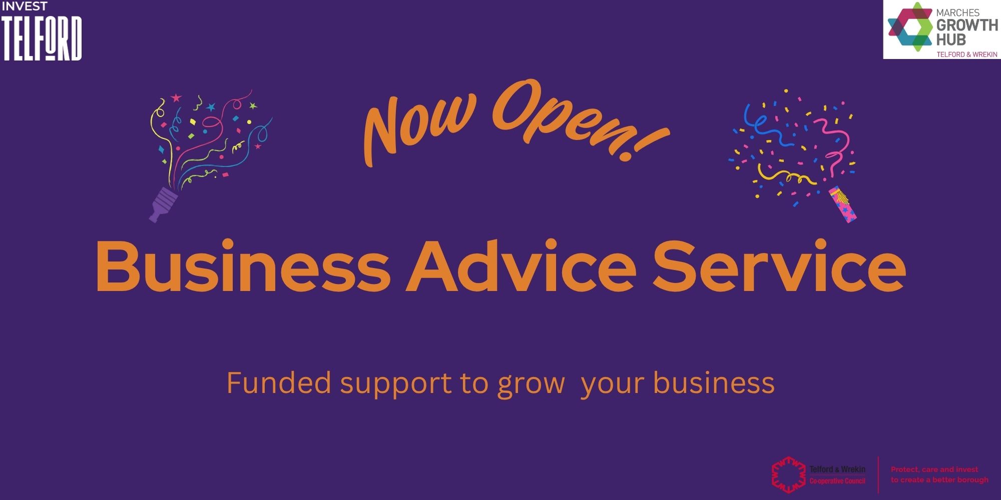 Business advice service now open