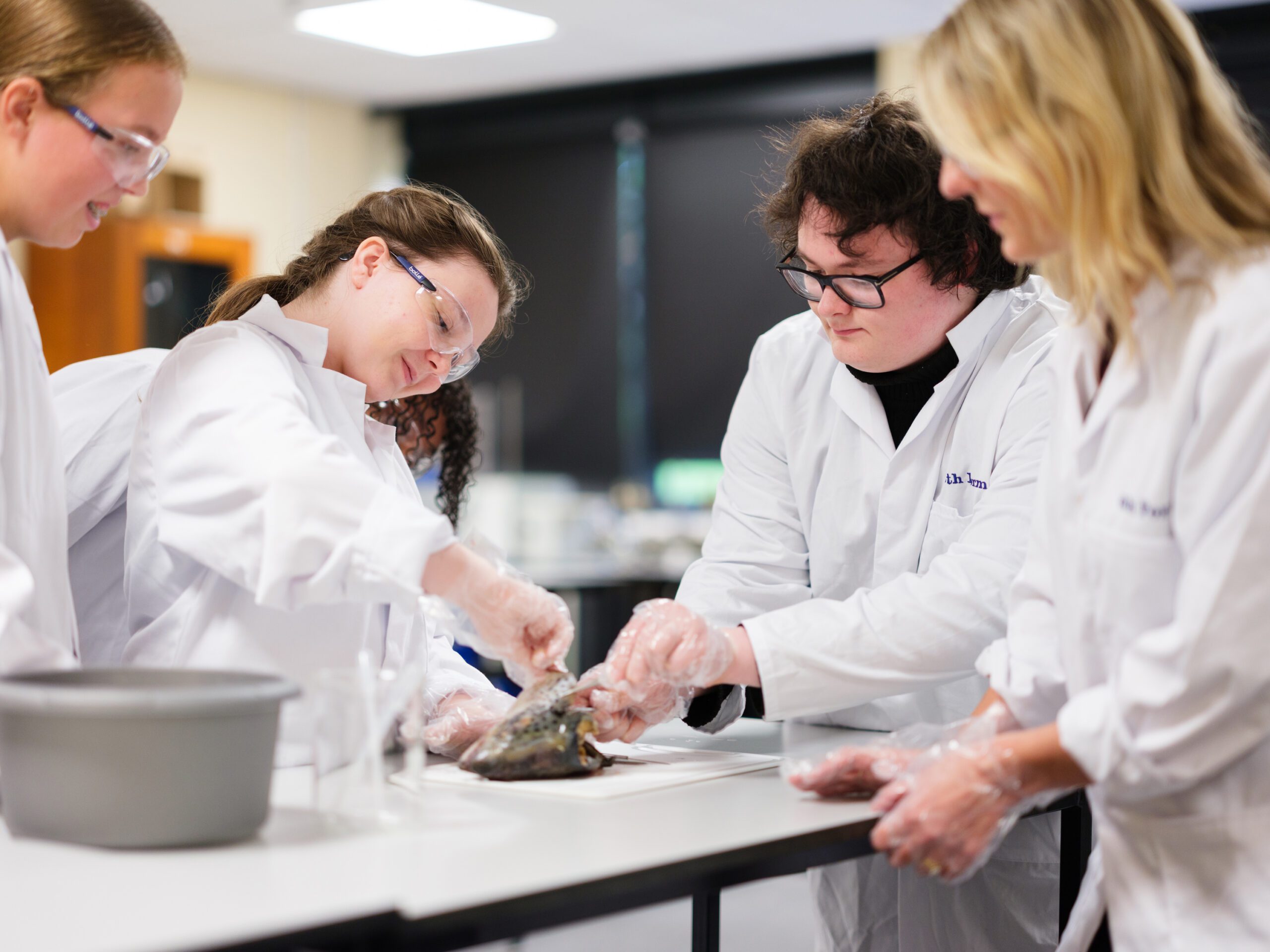 New science labs are a feature of the Telford 6th building