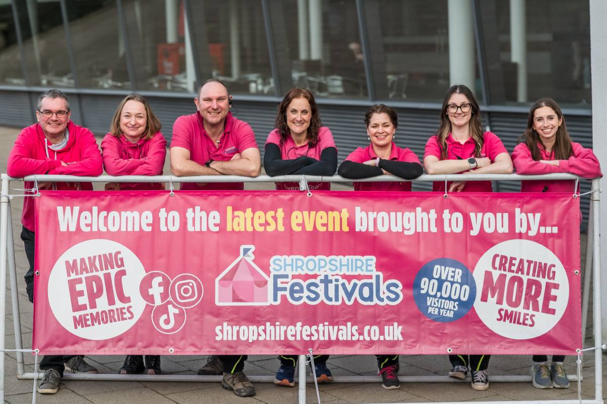 Shropshire Festivals team at Shropshire Business Festival 1
